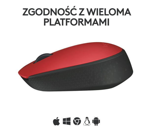 Logitech M171 czerwona - 285735 - zdjęcie 9